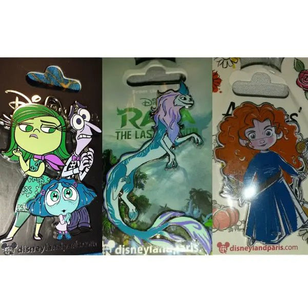 Inside Out / Raya / Brave DLP Pins - FairyTalesPins