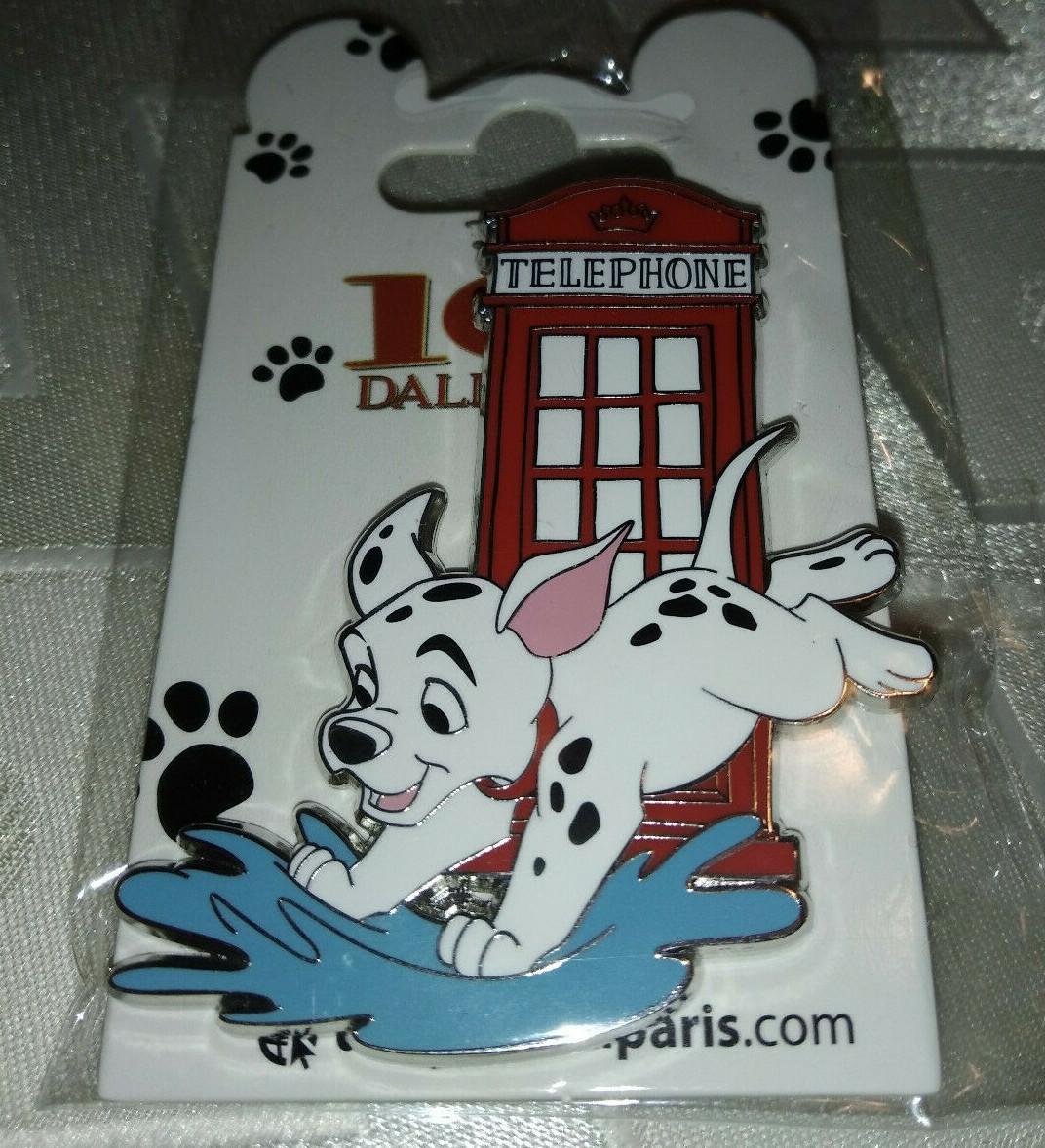 101 Dalmatian Puppy London red phone booth Disney Paris Dlrp Dlp Dec 2021 Pin