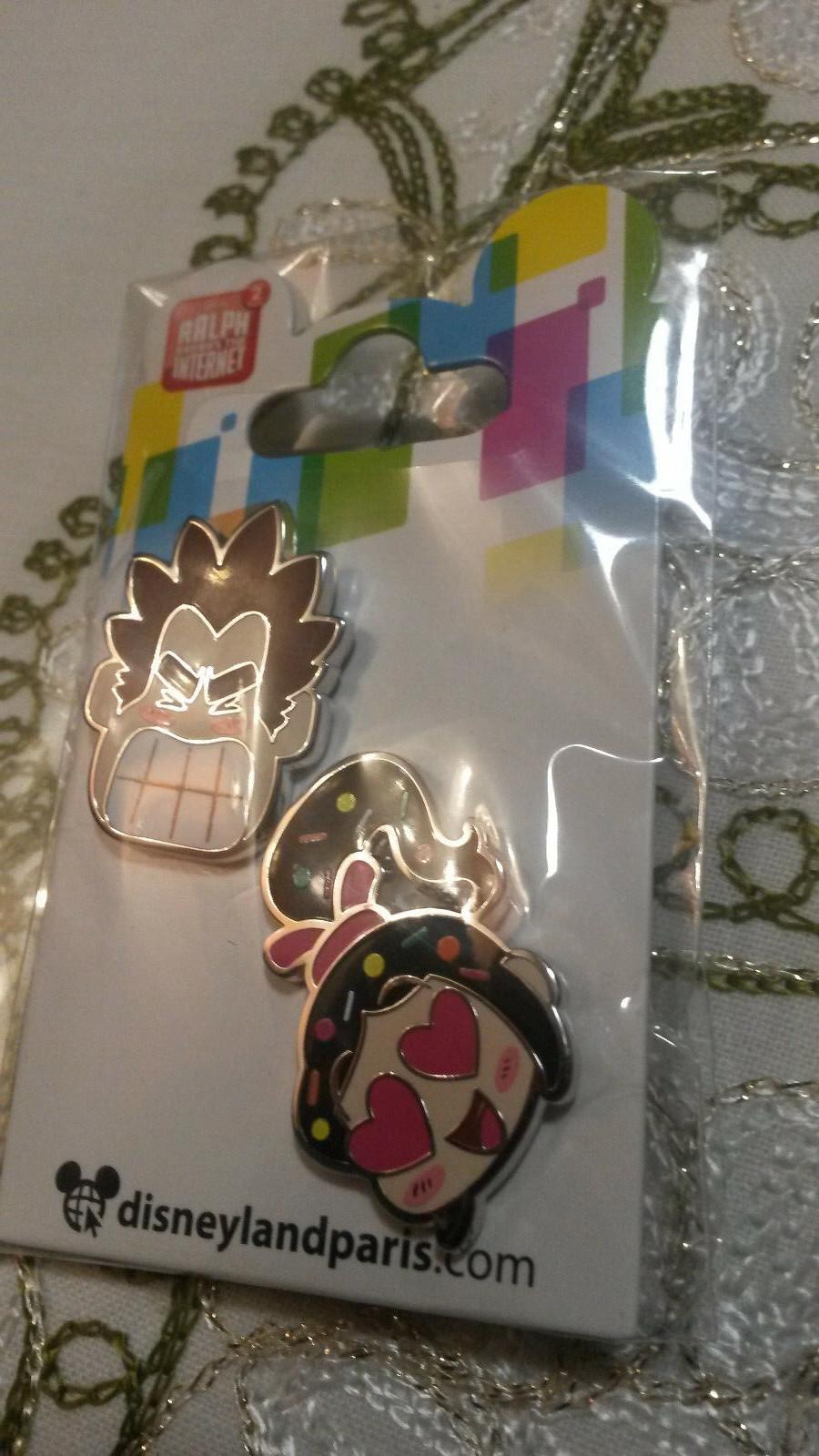 2 Emoji Vanellope & Ralph 2.0 Disney Paris Dlrp Dlp 2019 New January pins