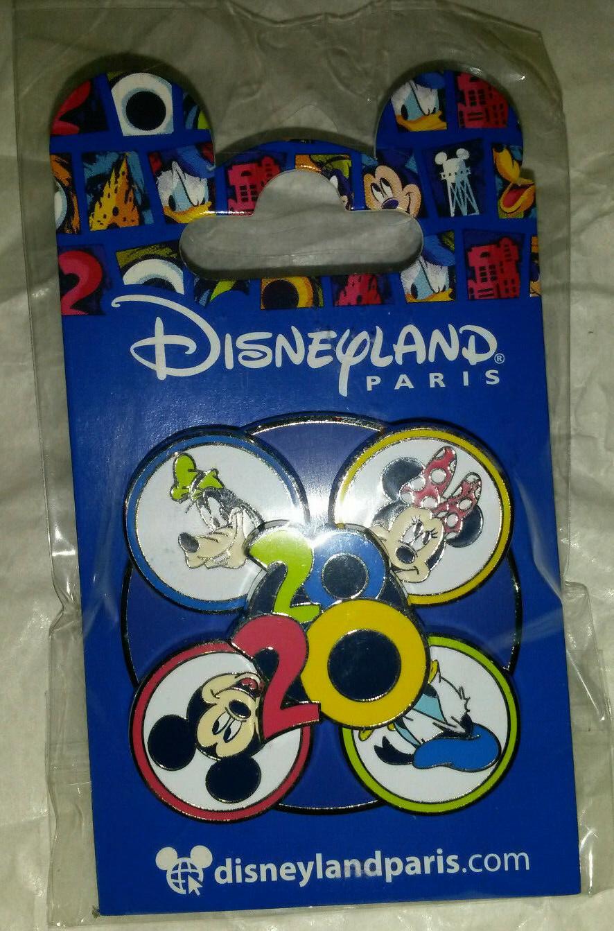 2020 Mickey Donald Minnie Goofy Disney Land Paris Dlrp Dlp 2019 Spinner Pin