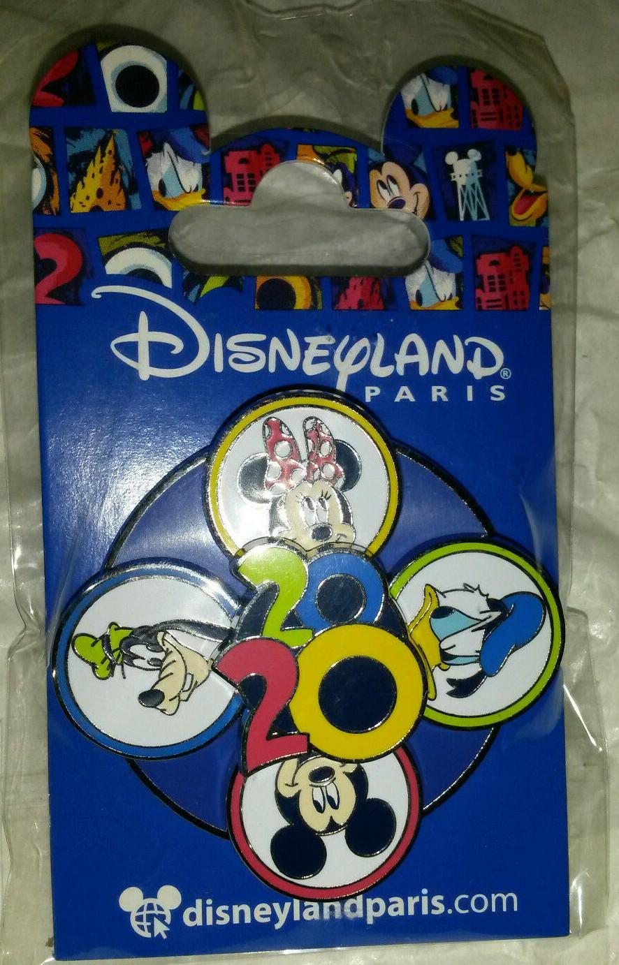 2020 Mickey Donald Minnie Goofy Disney Land Paris Dlrp Dlp 2019 Spinner Pin