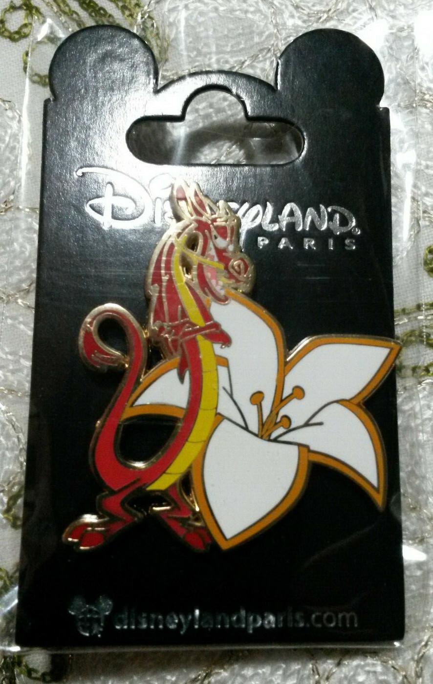 Flowers 2020 Disney Paris Dlp 6 Pins Set Pua Pascal Rajah Cheshire Mushu Simba