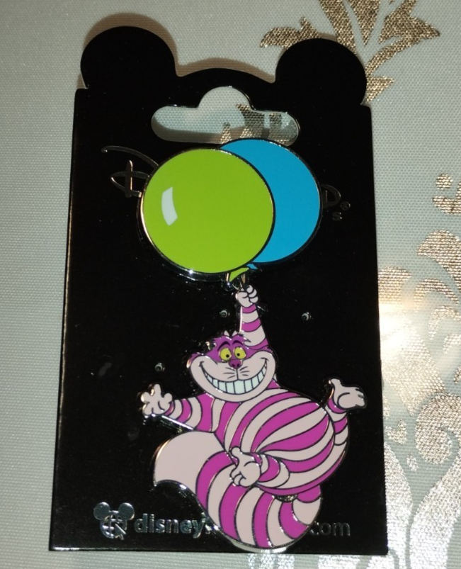 Cheshire Cat - Green and Blue Balloons Disney Land Paris Dlp 08 2024 Pin