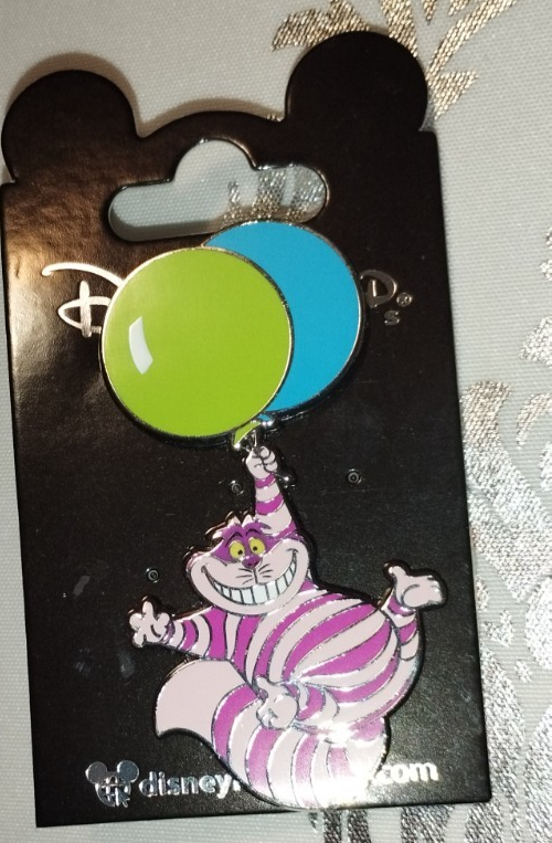 Cheshire Cat - Green and Blue Balloons Disney Land Paris Dlp 08 2024 Pin