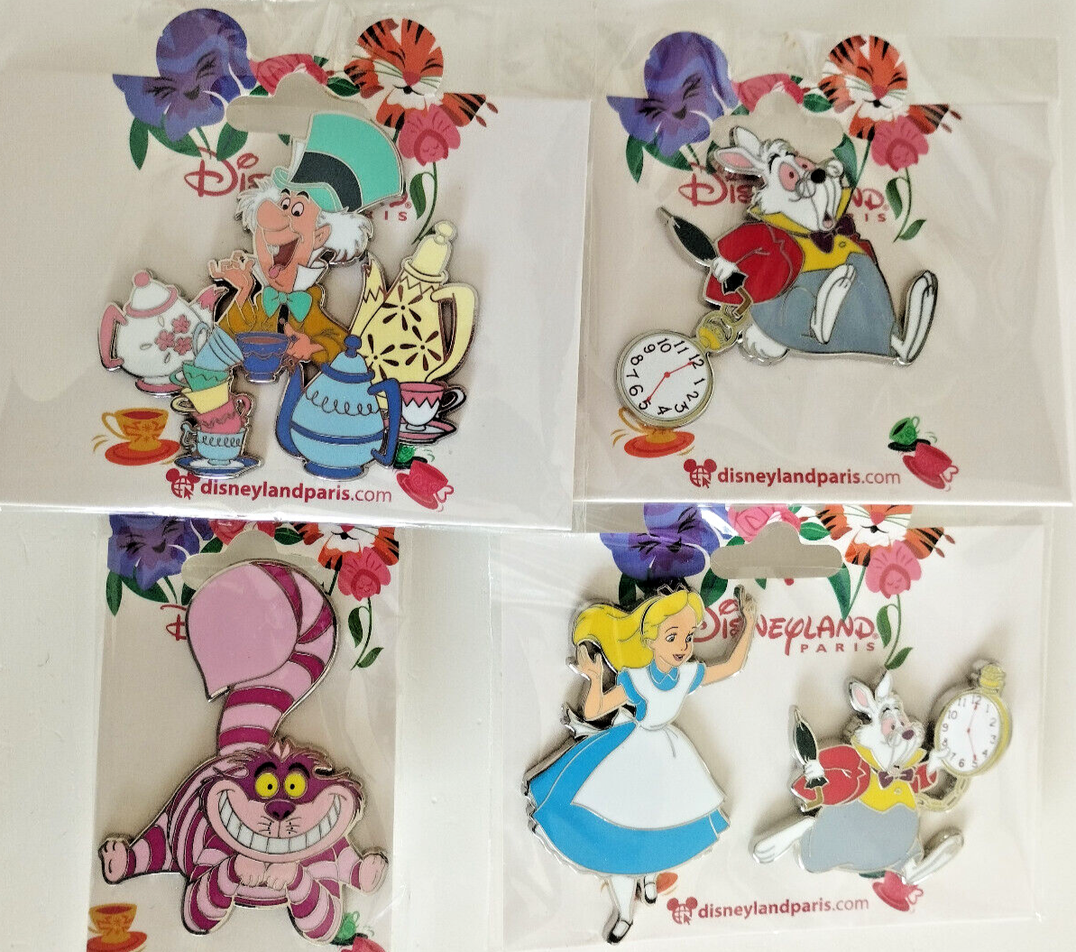 Alice's Rabbit with Clock Disney Land Paris Dlrp Dlp 2023 Big Pin