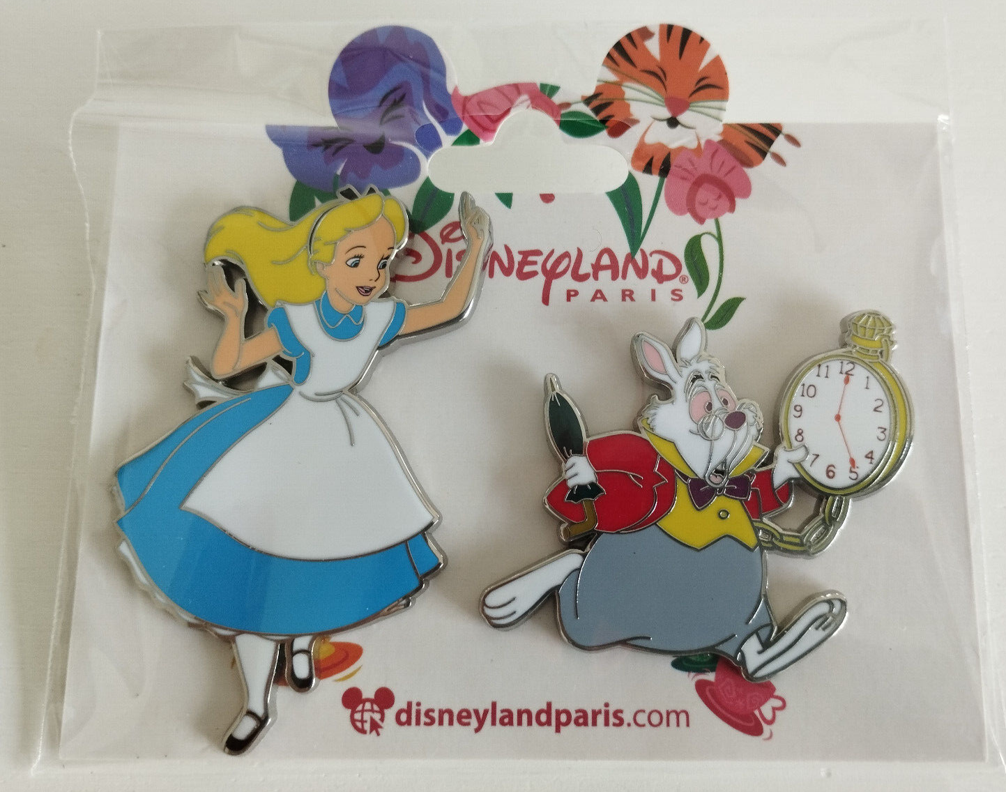 Alice and Rabbit Disney Land Paris Dlrp Dlp 2023 2 Pins Set