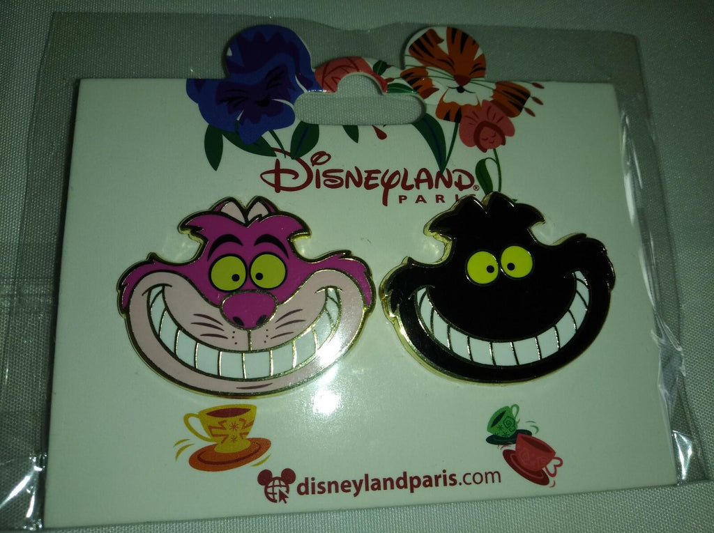 Alice's Cheshire Cat Smilling Disney Land Paris Dlrp Dlp April 2022 2 Pins