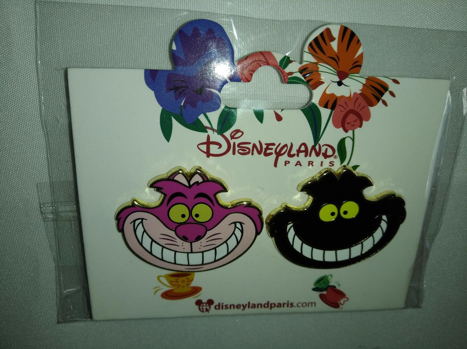 Alice's Cheshire Cat Smilling Disney Land Paris Dlrp Dlp April 2022 2 Pins