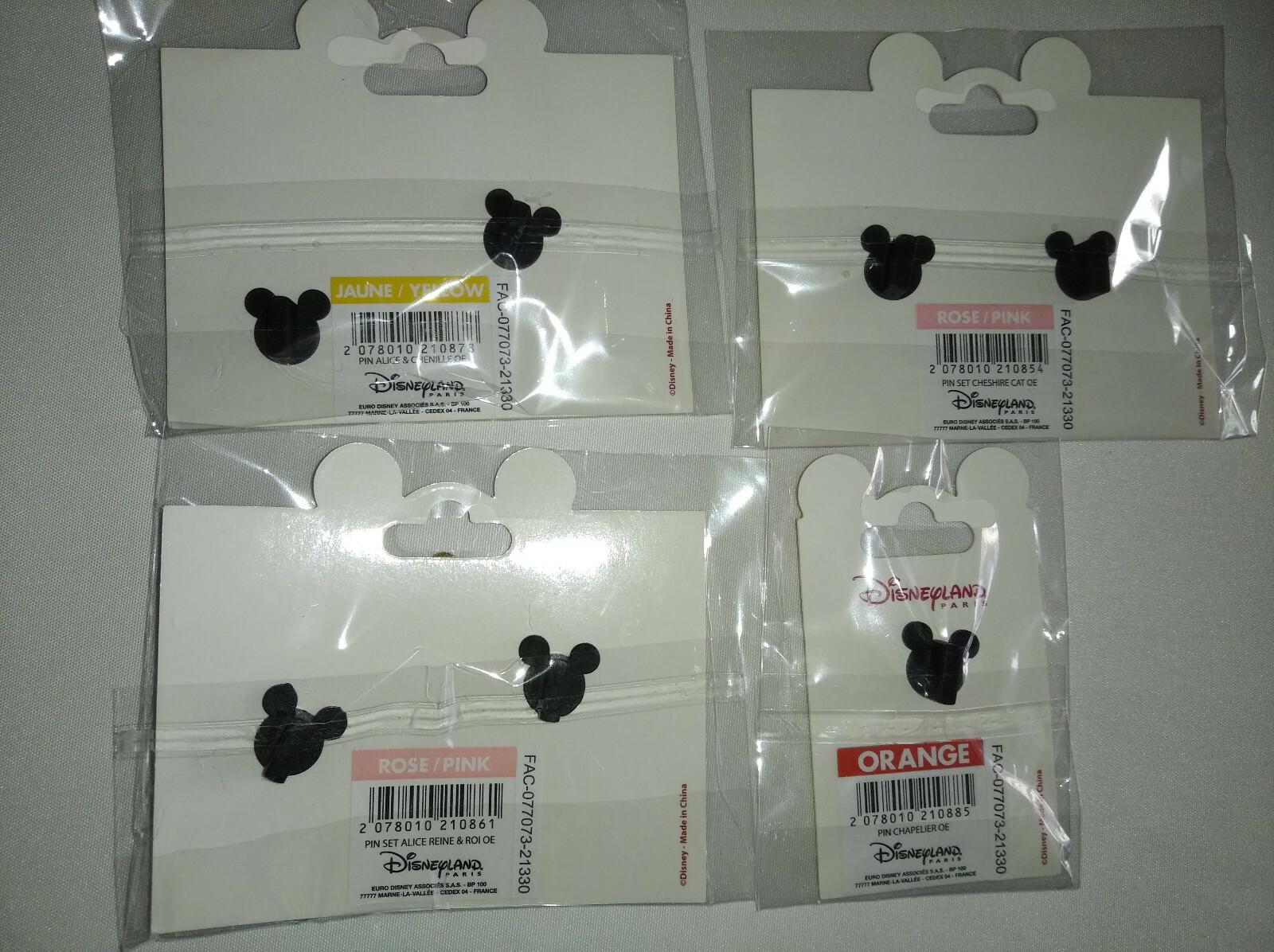 Alice Caterpillar Mad Hatter Cheshire Queen Disney Paris Dlp 2019/2022 8 Pins