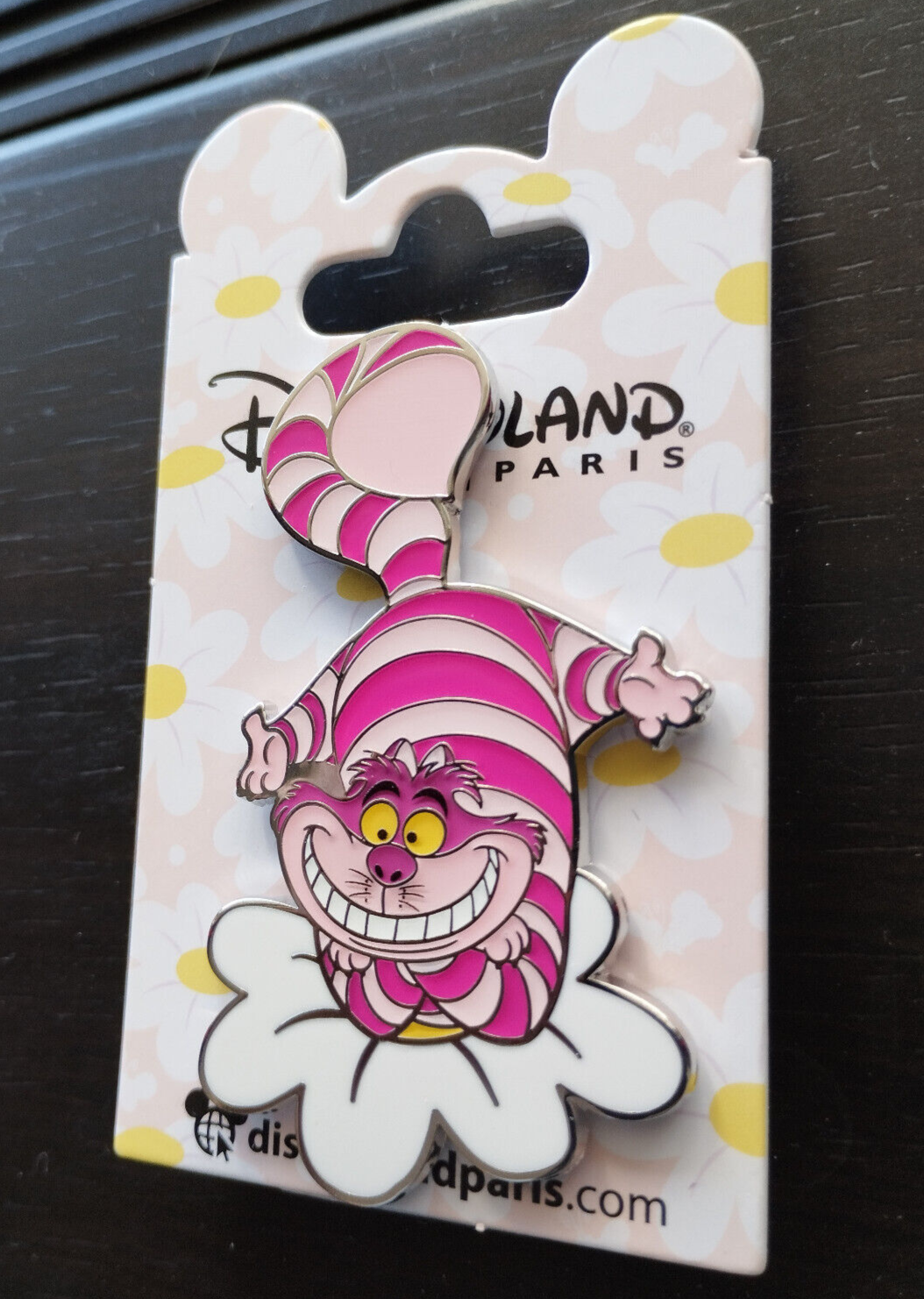 Cheshire Cat Daisy Disney Land Paris Dlp March 2024 Pin Alice in Wonderland