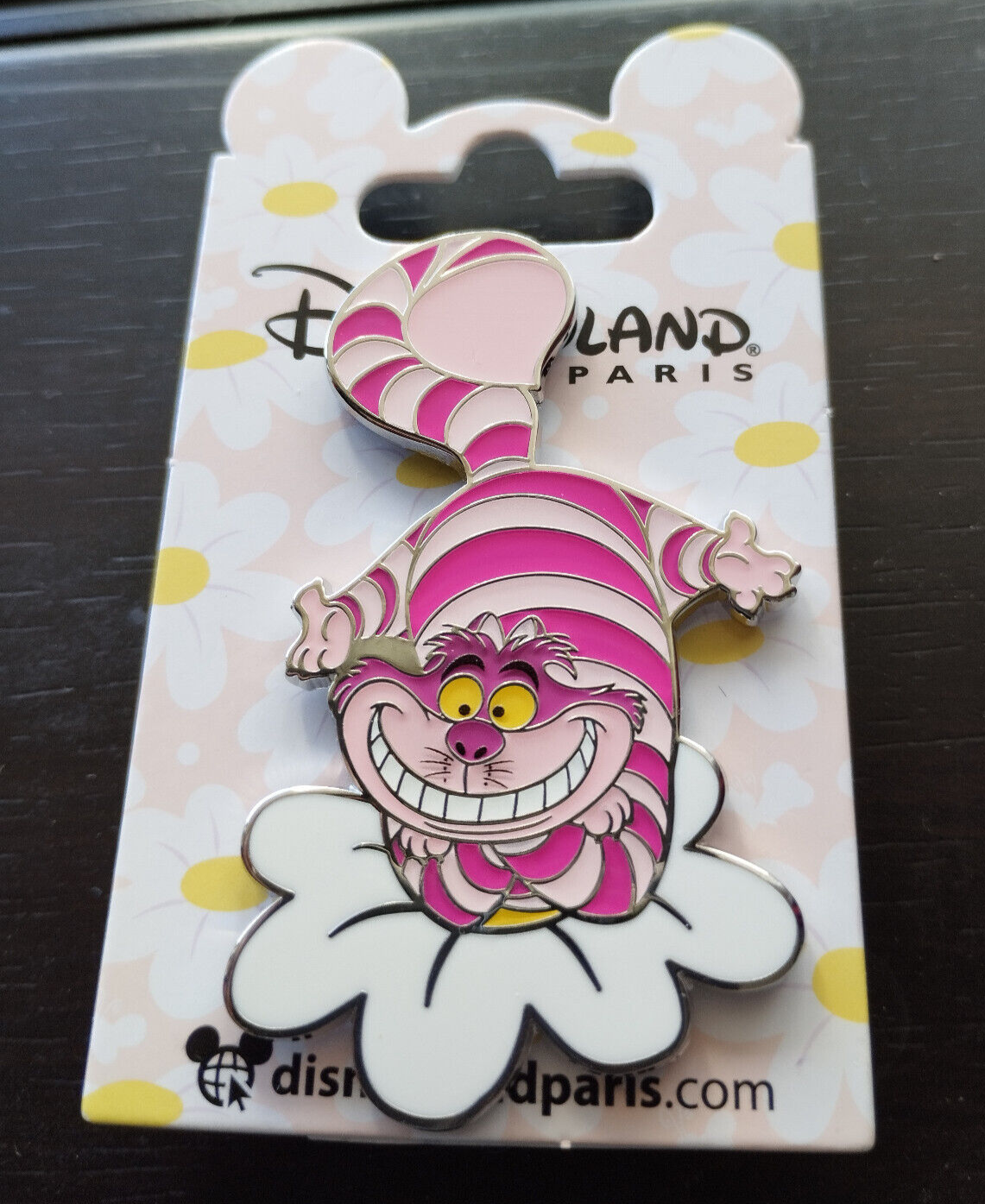 Cheshire Cat Daisy Disney Land Paris Dlp March 2024 Pin Alice in Wonderland