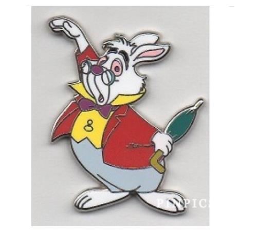 Rabbit (Alice in Wonderland) Cast Lanyard Series Disney Paris Dlrp Dlp 2019 pin