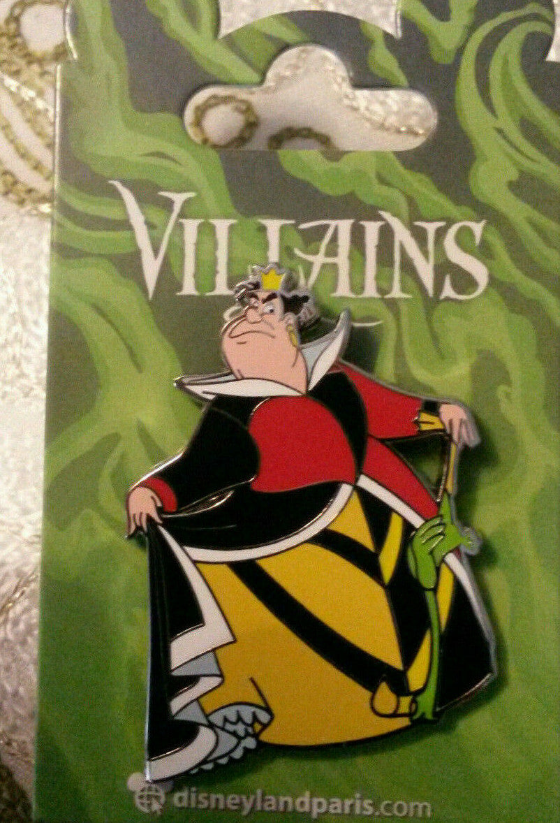 Alice's Queen of Hearts Villain Series Disney Paris DLRP DLP September 2018 Pin
