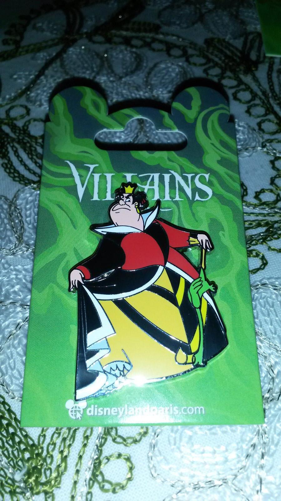 Alice's Queen of Hearts Villain Series Disney Paris DLRP DLP September 2018 Pin