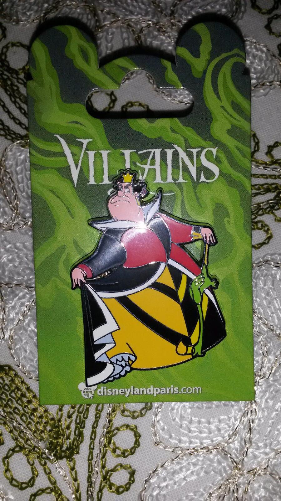 Alice's Queen of Hearts Villain Series Disney Paris DLRP DLP September 2018 Pin