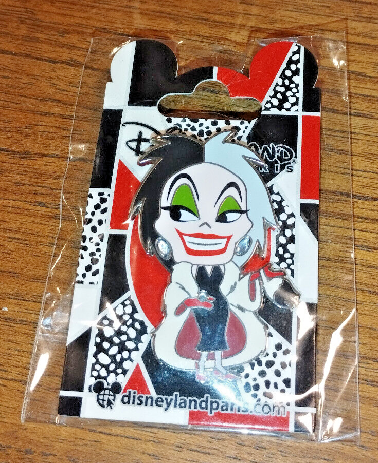 Hades Cruella etc Cute Villains Series Disney Land Paris DLP Nov 2022 9 Pins Set