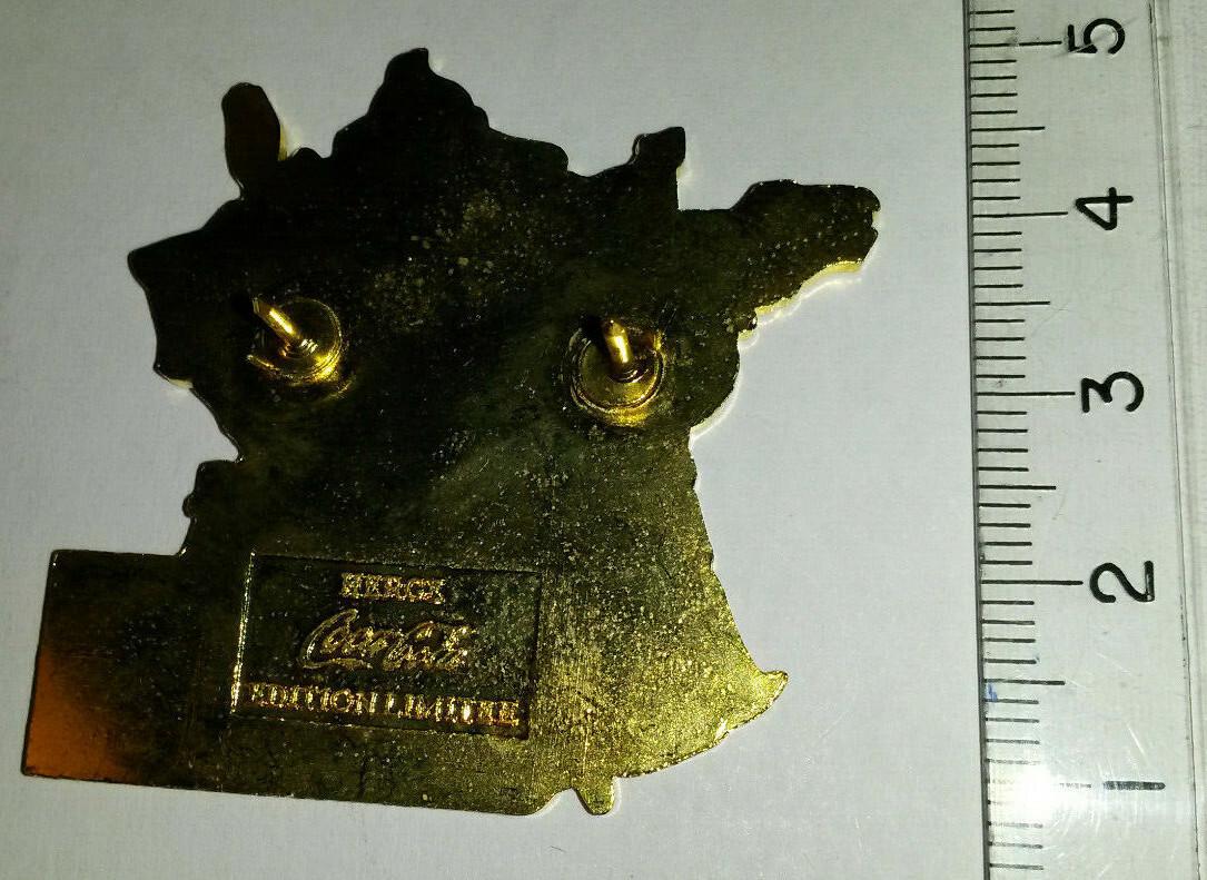 Tintin Tour de France Coca Cola version bleue blue Limited Edition limitee Pin