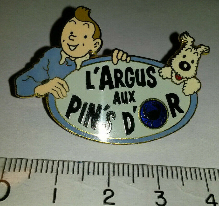 Tintin Milou L'Argus aux Pin's d'Or Limited Edition Limitee Pin