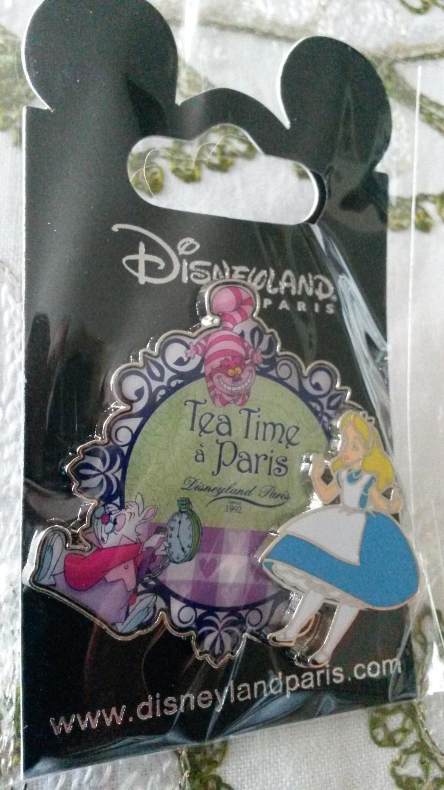 Alice Tea Time A Paris Cheshire Cat Rabbit Disney Land Paris Dlrp Dlp 2014 Pin