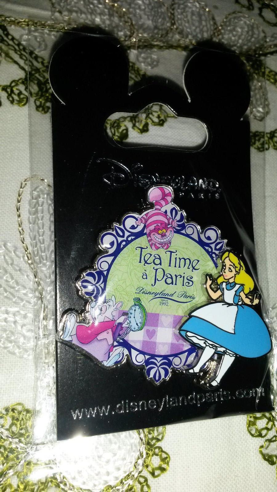Alice Tea Time A Paris Cheshire Cat Rabbit Disney Land Paris Dlrp Dlp 2014 Pin