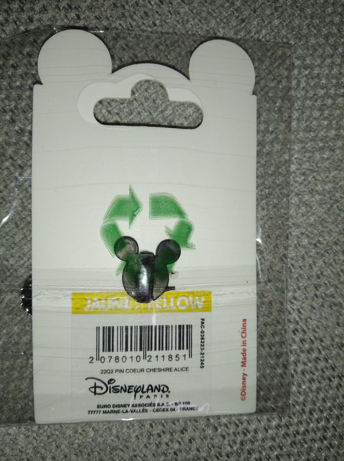 Cheshire in Heart Valentine Series Disney Land Paris Dlp Dlrp 2022 Glitter Pin