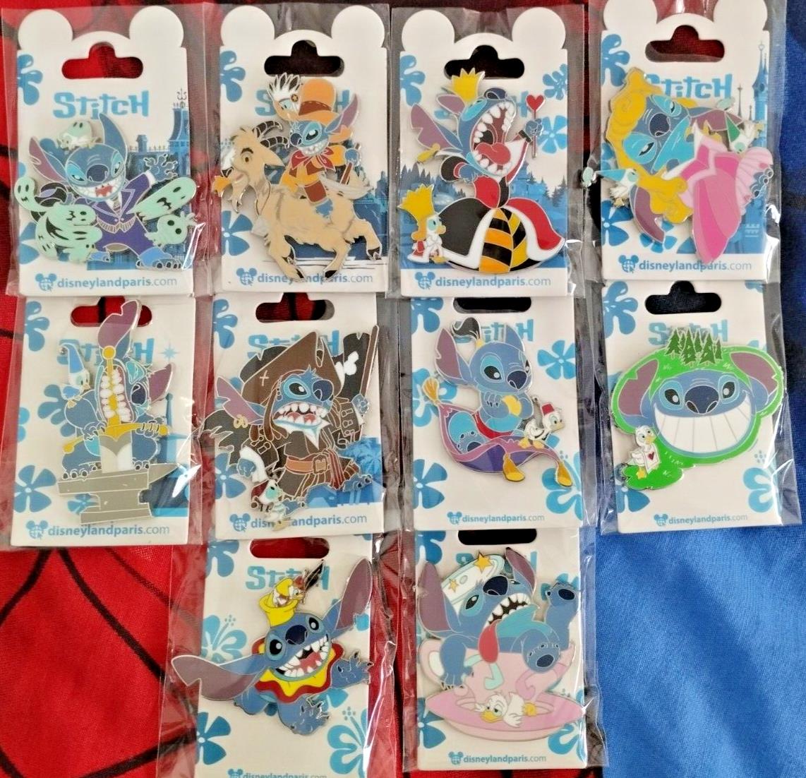 Lilo and Stitch Duckling Attraction Set 2022/2023 Dlp Disney Land Paris 10 Pins