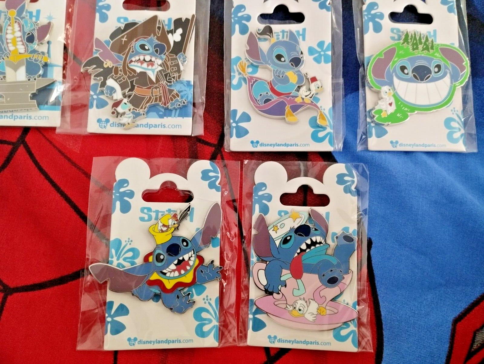 Lilo and Stitch Duckling Attraction Set 2022/2023 Dlp Disney Land Paris 10 Pins