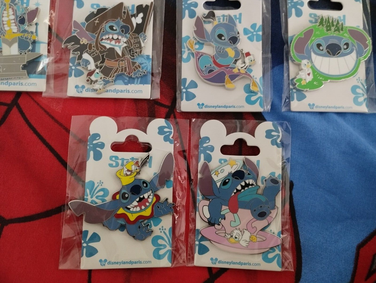 Lilo and Stitch Duckling Attraction Set 2022/2023 Dlp Disney Land Paris 10 Pins