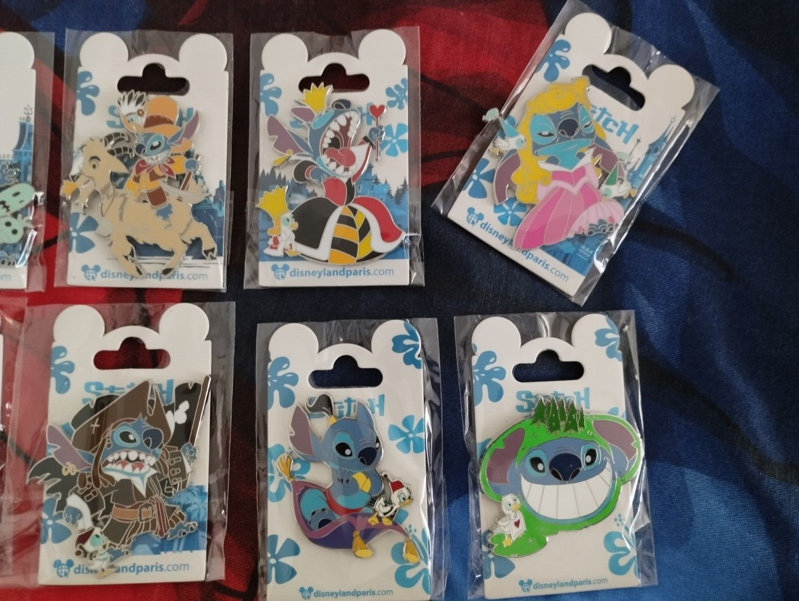 Lilo and Stitch Duckling Attraction Set 2022/2023 Dlp Disney Land Paris 10 Pins