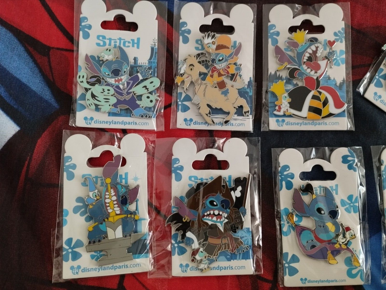 Lilo and Stitch Duckling Attraction Set 2022/2023 Dlp Disney Land Paris 10 Pins