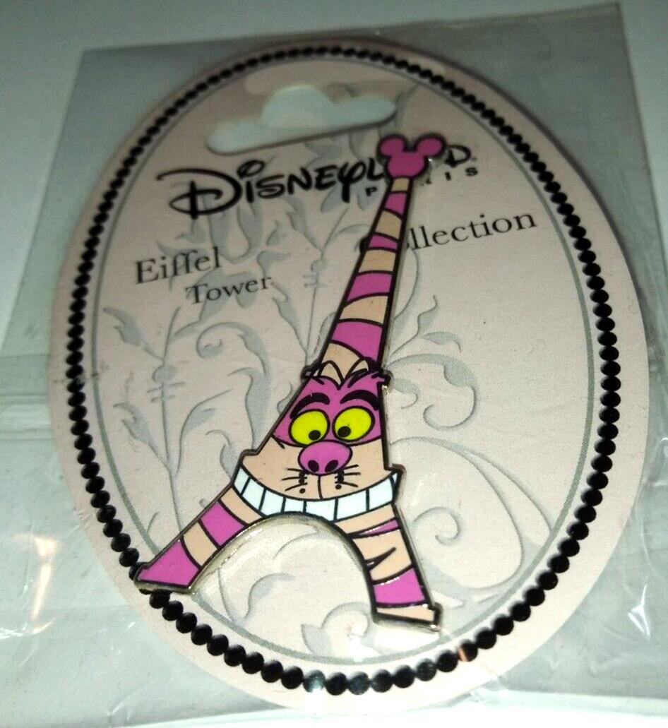 Cheshire Cat Eiffel Tower series Disney Land Paris Dlrp Dlp 2014 Pin