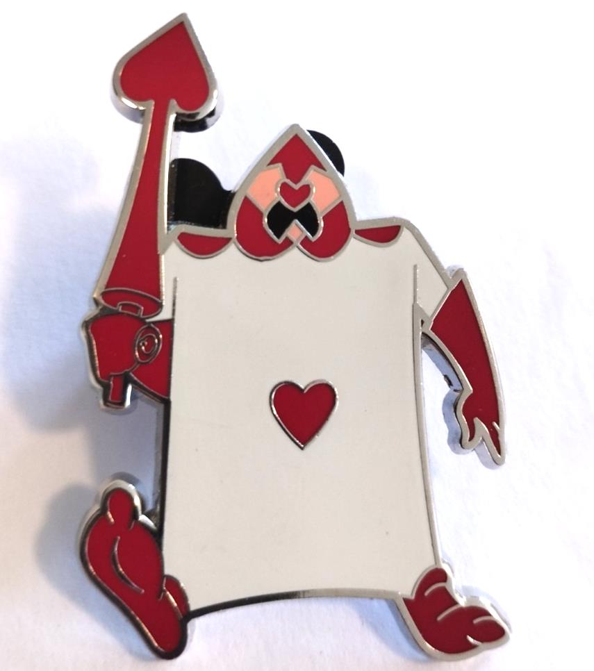 Ace of Hearts Card Guard Cast Lanyard series Disney Land Paris Dlp  Jan 2016 Pin