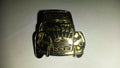 2CV Deux Chevaux Deudeuche CITROEN black gold front view PIN PIN'S