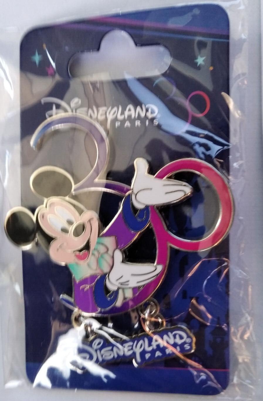 30th Anniversary Mickey Disney Land Paris Dlrp Dlp March 2022 Dangle Pin