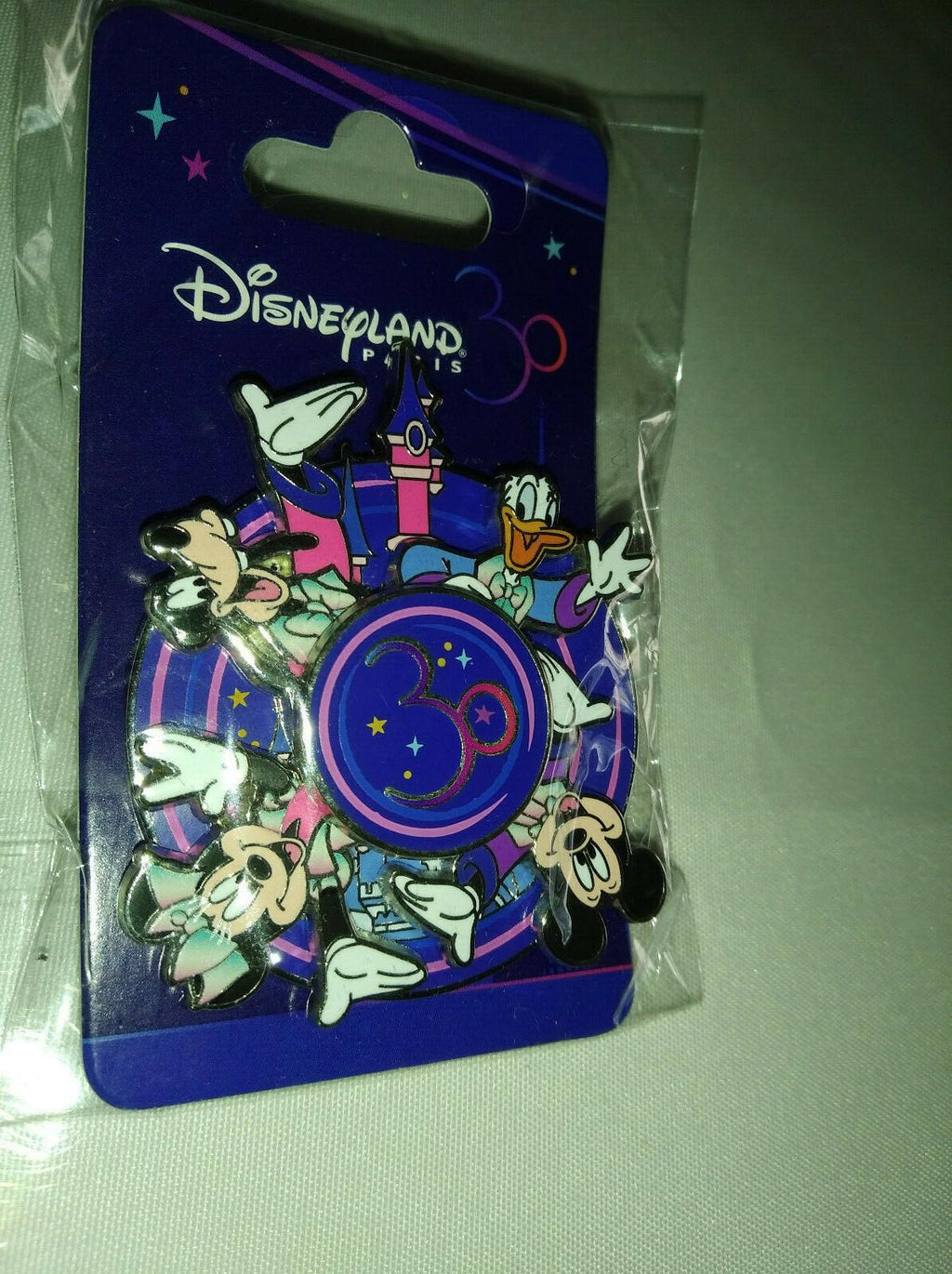 30th Anniversary Mickey Donald Goofy Minnie Disney L Paris Dlp 2022 Spinner Pin