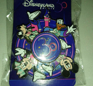 30周年 ミッキー ドナルド グーフィー ミニー ディズニー L パリ DLP 2022 スピナーピン