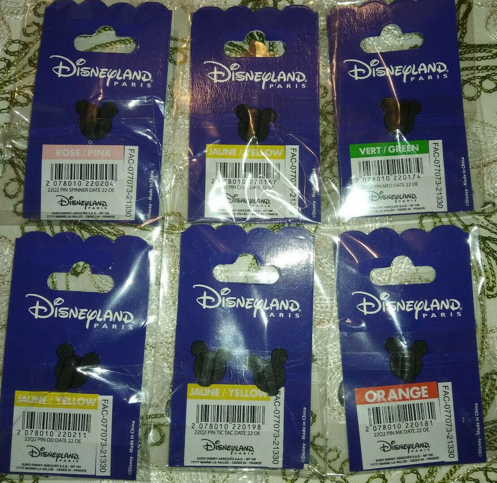 30th Anniversary Park Castle Disney Paris Dlrp Dlp January 2022 Set 6 Pins