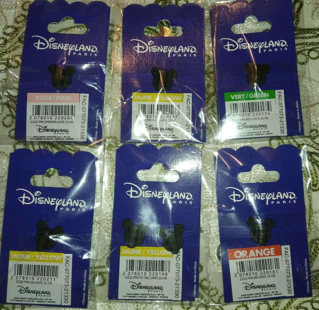 30th Anniversary Park Castle Disney Paris Dlrp Dlp January 2022 Set 6 Pins