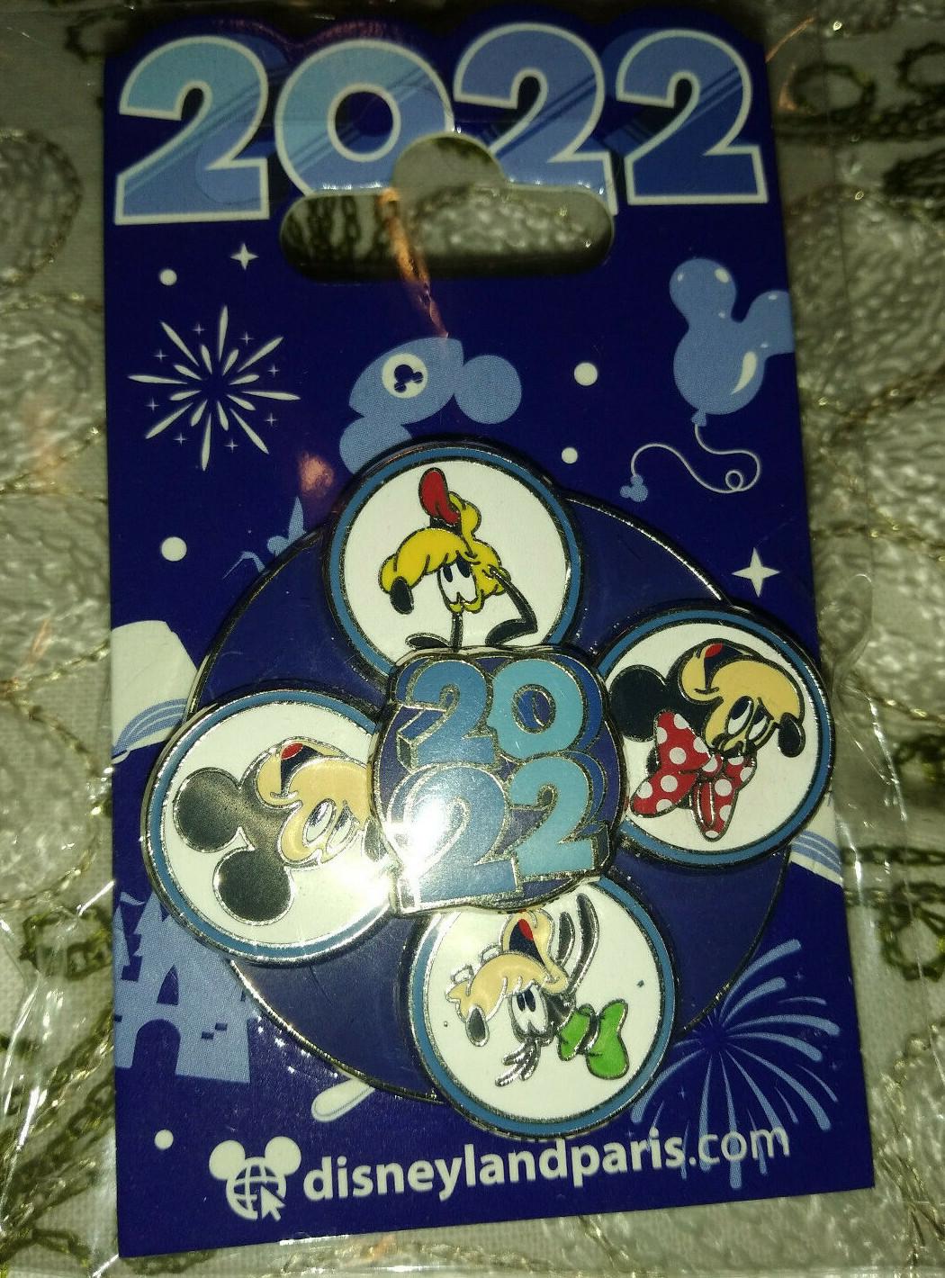 30th Anniversary Park Castle Disney Paris Dlrp Dlp January 2022 Set 6 Pins