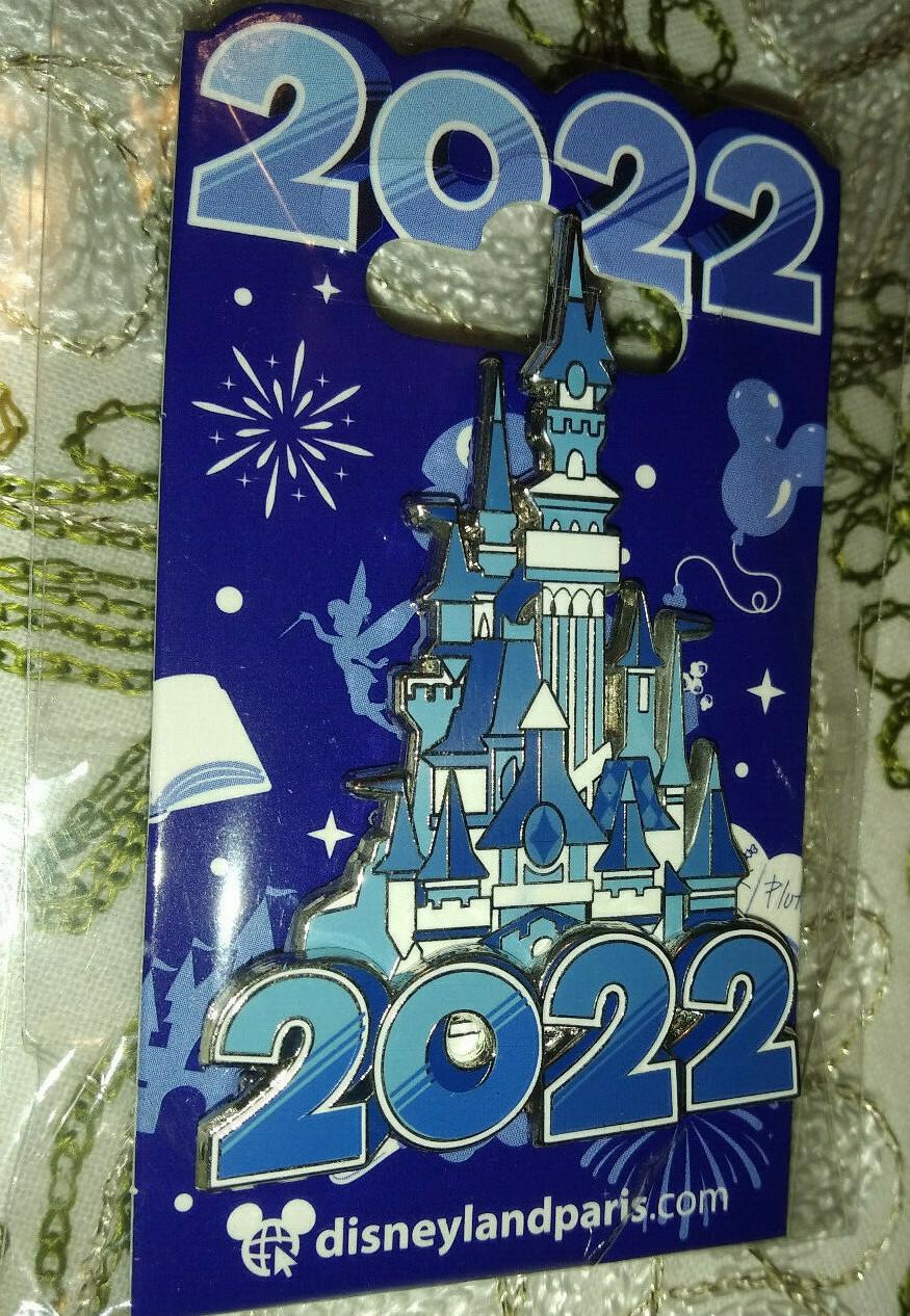 30th Anniversary Park Castle Disney Paris Dlrp Dlp January 2022 Set 6 Pins