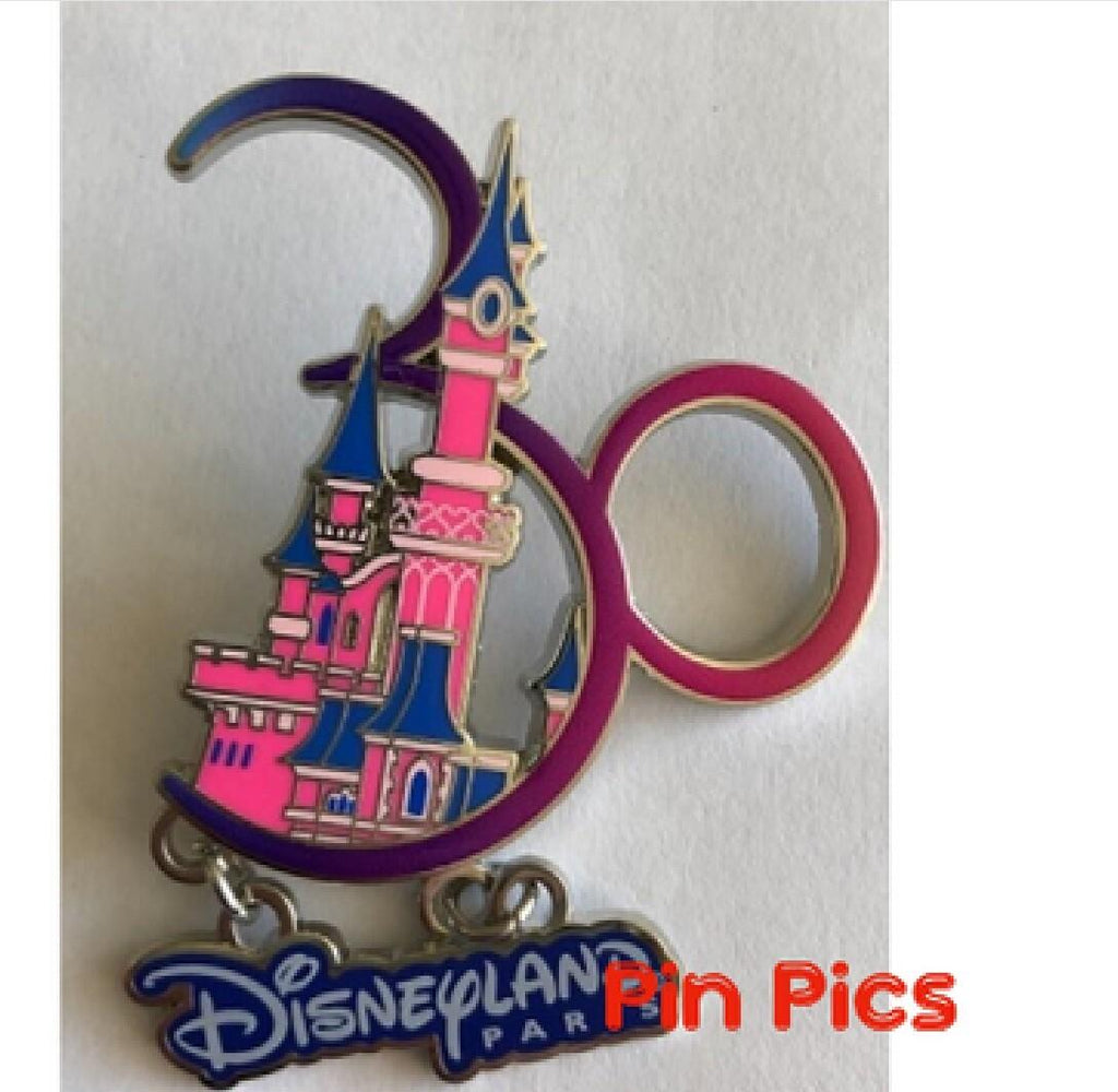 30th Anniversary Sleeping Beauty Castle Disney Land Paris Dlp 2022 Dangle Pin