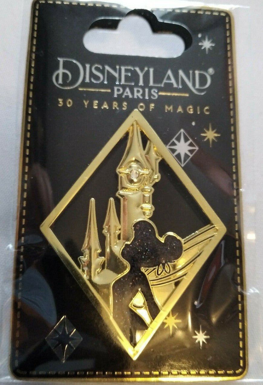 30th Anniversary Tinkerbell Castle Disney Land Paris Dlp 2022 Diamond Shape Pin