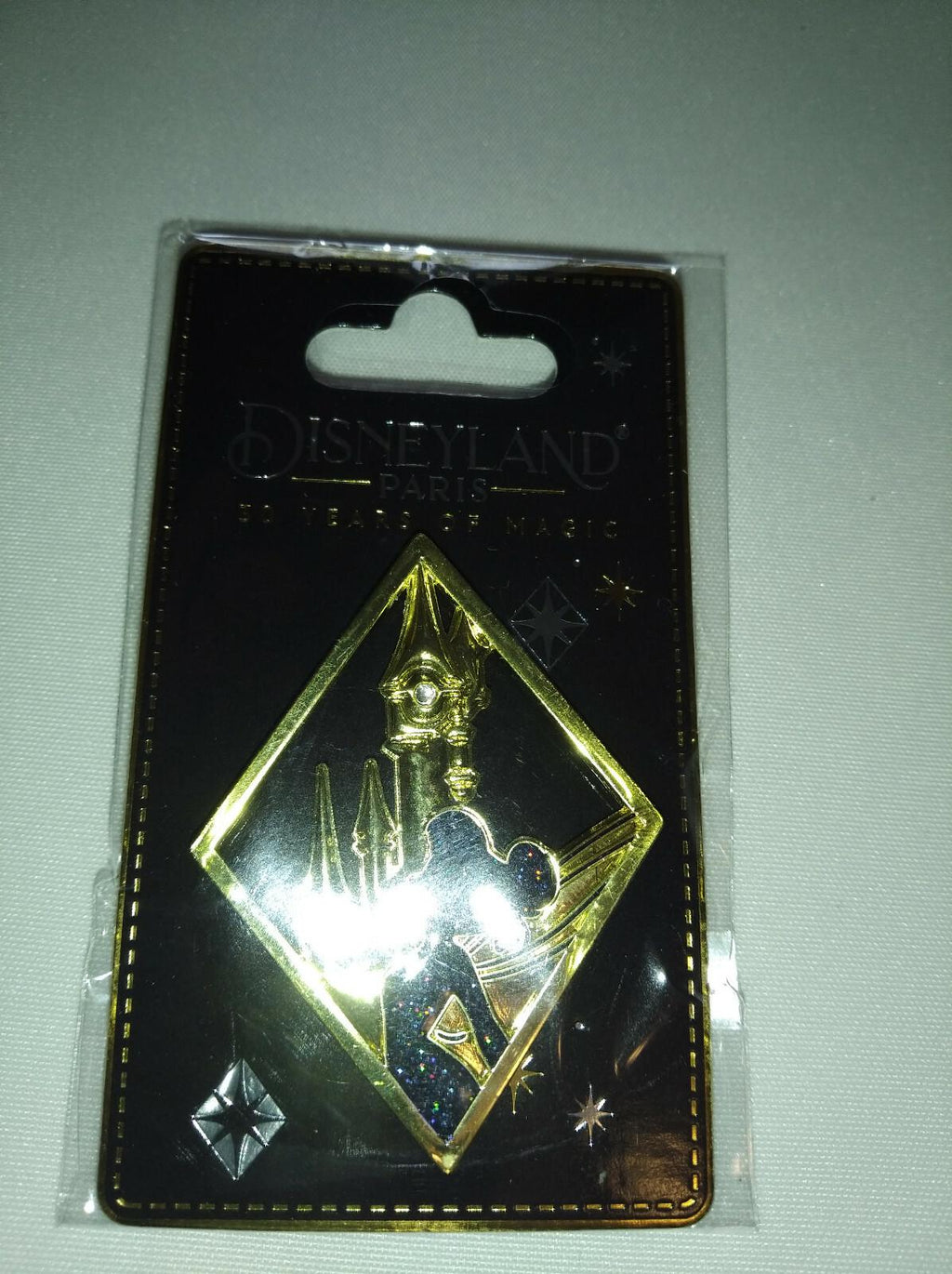 30th Anniversary Tinkerbell Castle Disney Land Paris Dlp 2022 Diamond Shape Pin