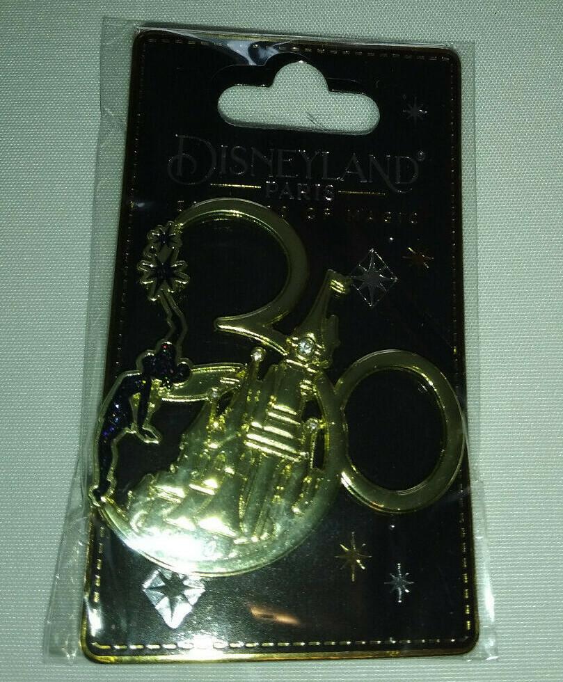 30th Anniversary Tinkerbell over Castle Disney Land Paris Dlp 2022 Ear Shape Pin
