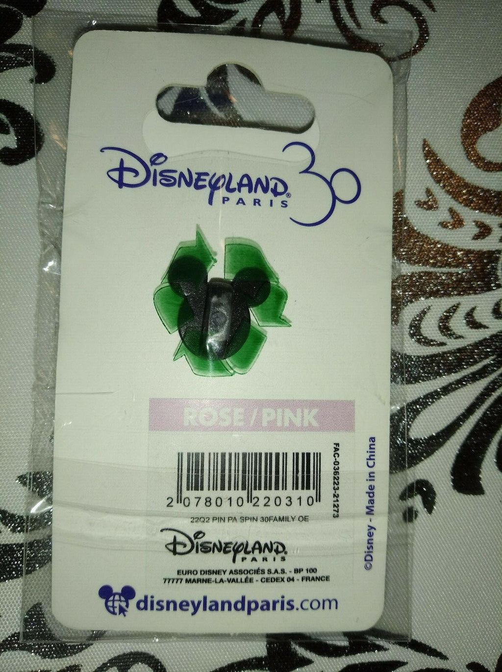 30th Pass Annuel Mickey Donald Pluto Minnie Disney L Paris Dlp 2022 Spinner Pin