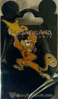 Abu holding the Magic Lamp (Aladdin) Disney Land Paris Dlrp Dlp August 2019 pin