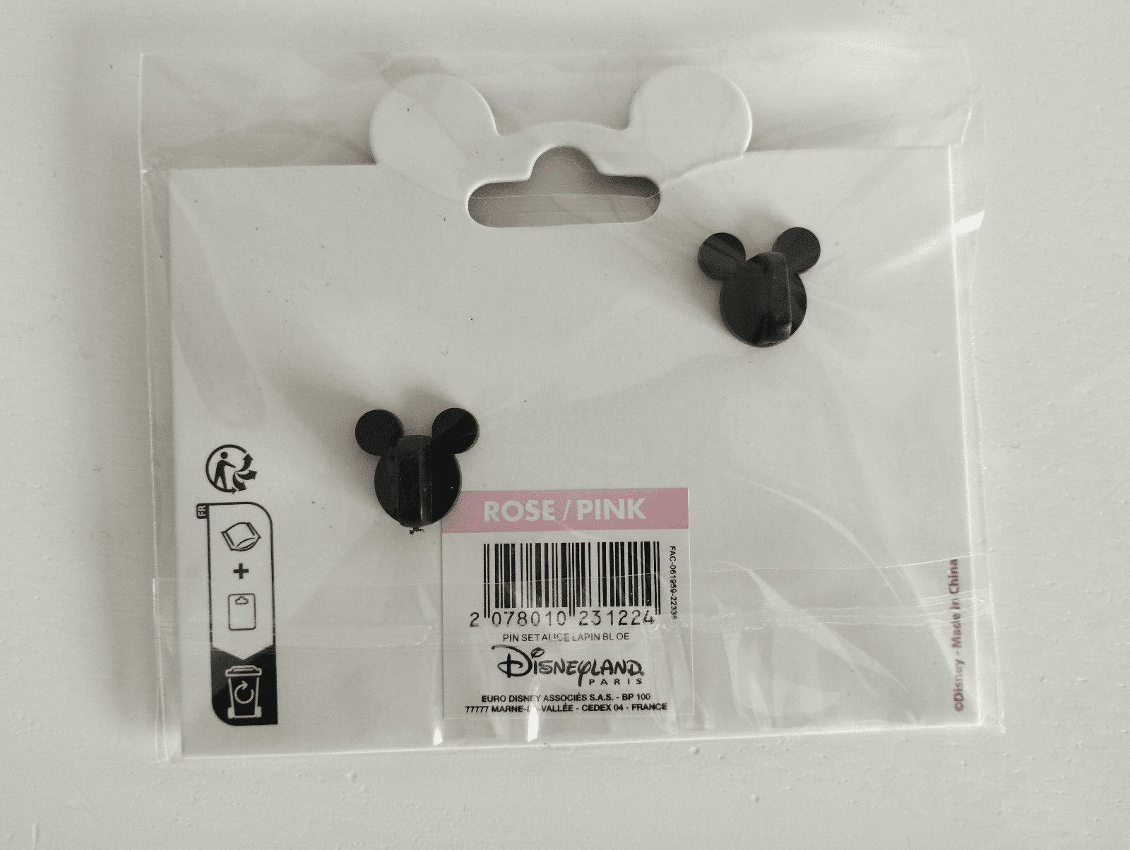 Alice and Rabbit Disney Land Paris Dlrp Dlp 2023 2 Pins Set
