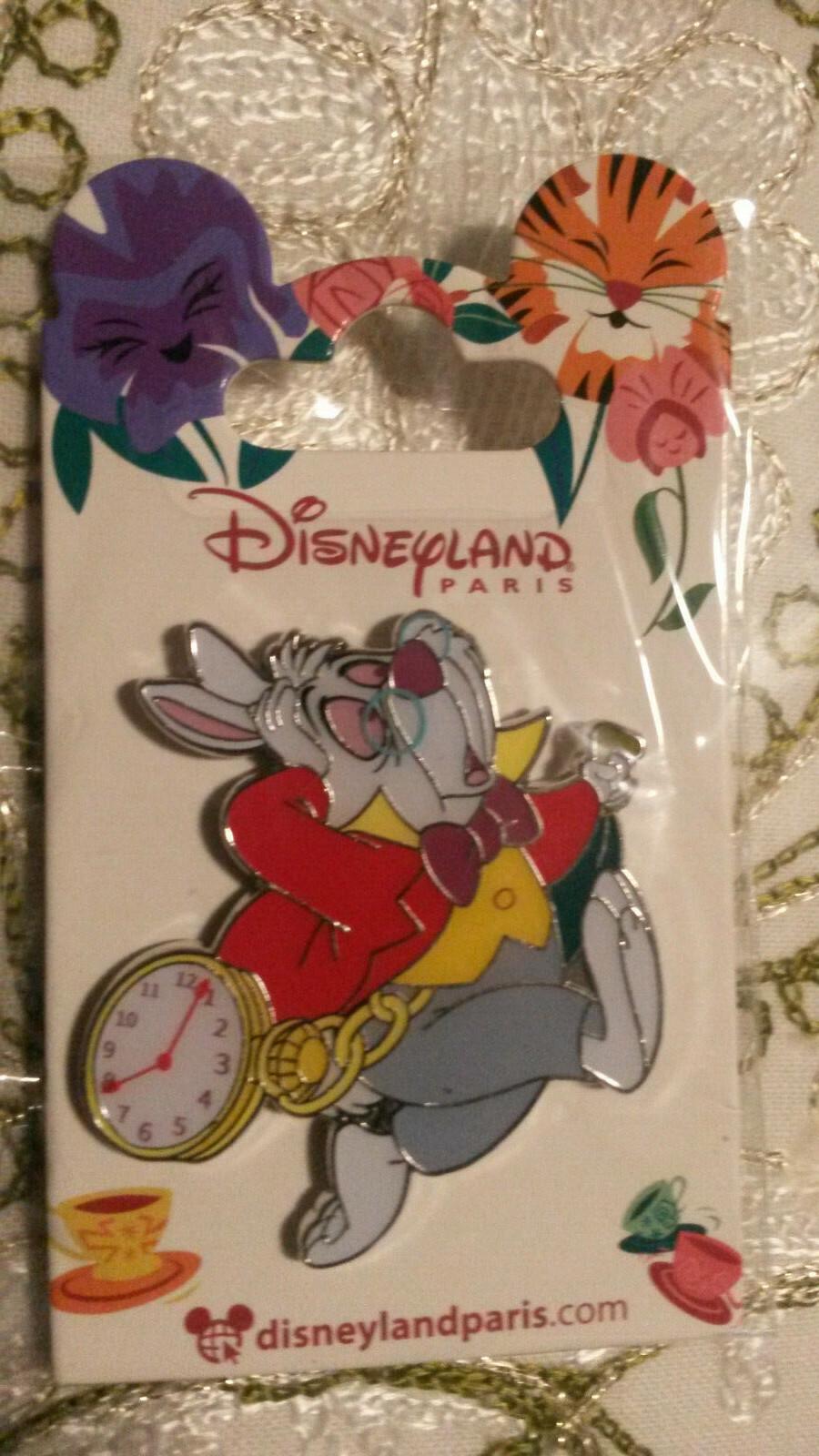 Alice Dinah Cheshire White Rabbit Series July 2019 Disney Paris Dlp 4 Pins Set