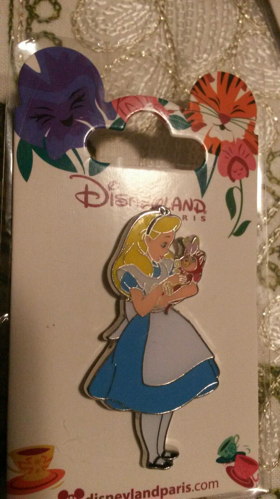 Alice Dinah Cheshire White Rabbit Series July 2019 Disney Paris Dlp 4 Pins Set