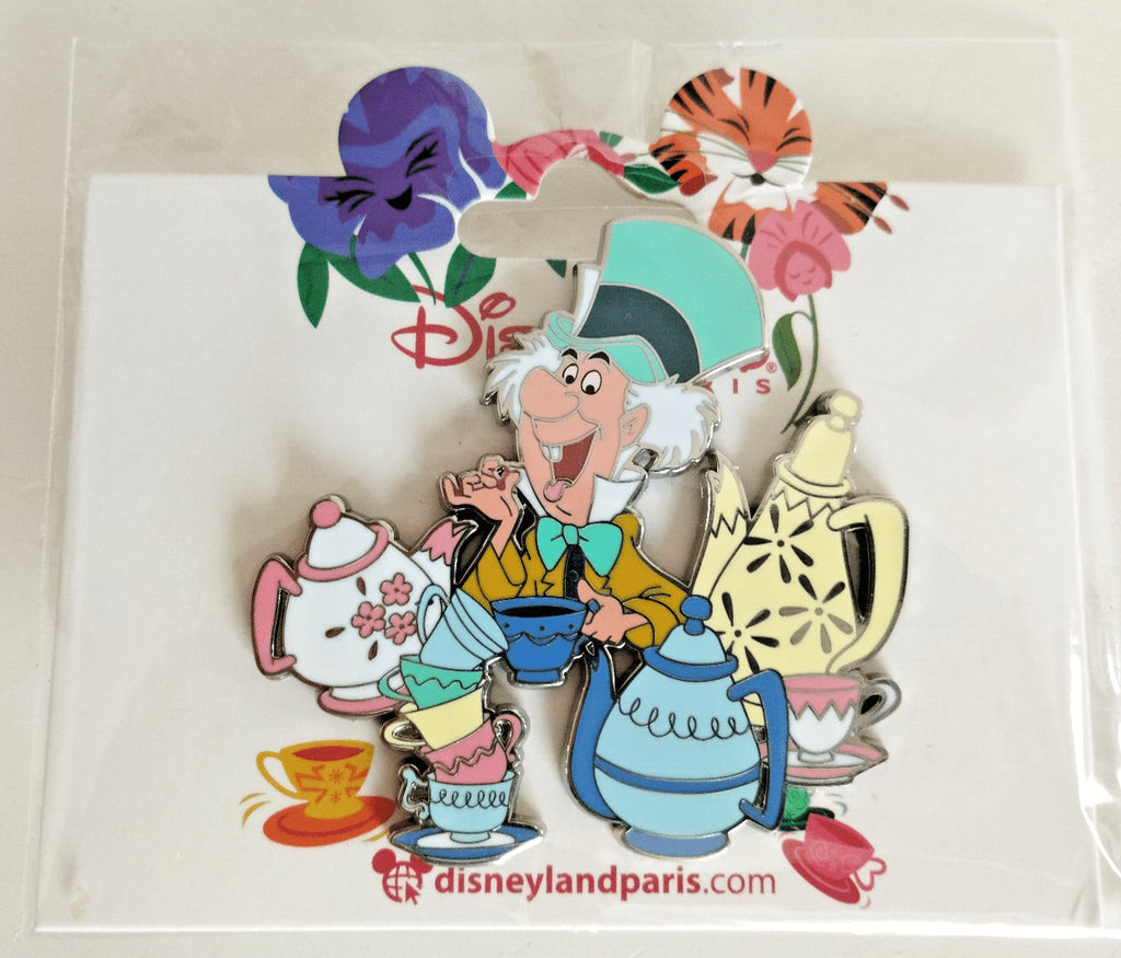 Alice Mad Hatter Rabbit Cheshire Disney Land Paris Dlrp Dlp 2023 4 Pins Set